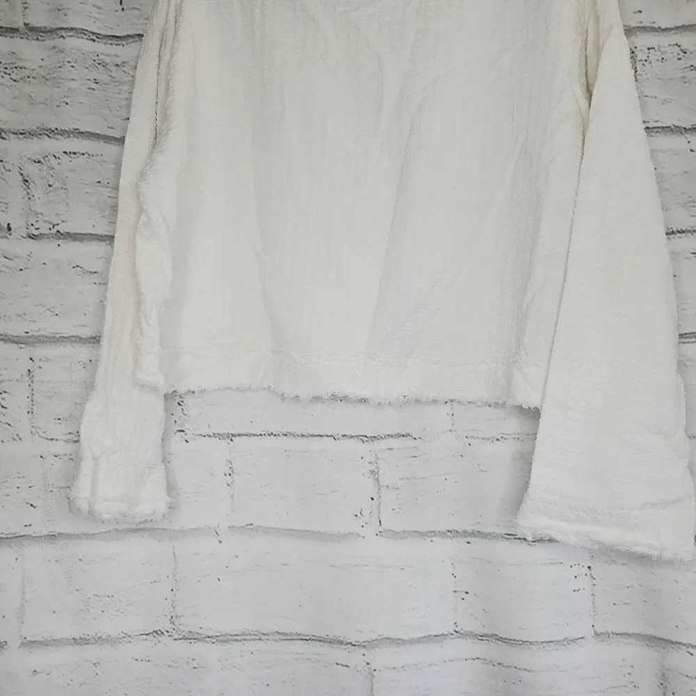 Free people walking in hueco crop sweater